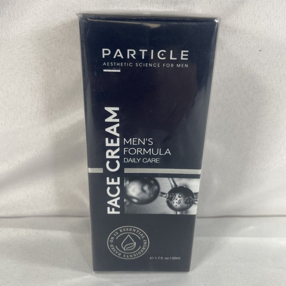 Particle Face Cream Men's Formula Daily Care 1.7 fl. oz 50 ml NEW Anti-Aging